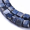 Natural Dumortierite Quartz Beads Strands G-D0020-04A-3