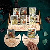 Gorgecraft 2 Sets 2 Style Wooden Tarot Card Stand Holder DJEW-GF0001-46A-02-6