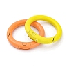 Spray Painted Alloy Spring Ring Clasps FIND-G084-01-2