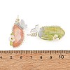Electroplated Natural Quartz Copper Wire Wrapped Pendants PALLOY-TA00452-3