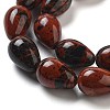 Natural Mahogany Obsidian  Beads Strands G-B106-A17-02-4