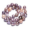 Natural Baroque Pearl Keshi Pearl Beads Strands PEAR-S020-L17-4