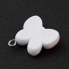 Opaque Resin Pendants RESI-D064-02P-10-4