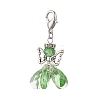 Angel Glass Pendant Decorations HJEW-MZ00260-04-2