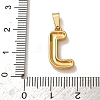 304 Stainless Steel Micro Pave Clear Cubic Zirconia Pendants CU-CBA703A-05G-J-3