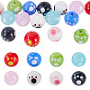 16Pcs 8 Colors Handmade Lampwork Beads LAMP-TA0002-10-2