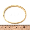 304 Stainless Steel Enamel Hinged Bangles for Women BJEW-B168-05G-5