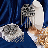 2Pcs Detachable Iron Tassel Epaulettes AJEW-FH0006-25P-4