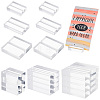   20Pcs 3 Style Transparent Acrylic Bases FIND-PH0007-03-7