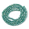 Electroplate Glass Beads Strands X-EGLA-A044-P1mm-B31-3