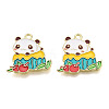 Alloy Enamel Pendants LS-PALLOY-F286-20B-G-2