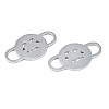 Non-Tarnish Halloween Theme Expression 304 Stainless Steel Links Connectors STAS-N095-068-2