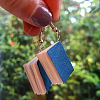 Alloy with Paper Book Dangle Earrings FS-WGE52F3-01-1