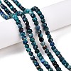 Natural Chrysocolla and Lapis Lazuli Beads Strands G-N342-116-4