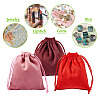 10Pcs Velvet Jewelry Drawstring Storage Pouches ABAG-TA0001-31C-8