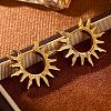 Brass Hoop Earrings EJEW-Z143-01G-3