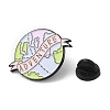 The Earth with Word Adventure Enamel Pin JEWB-H010-01EB-01-3