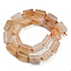 Natural Yellow Quartz Beads Strands G-G162-D07-02-3