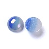 Opaque Glass Cabochons X-GGLA-S038-10E-6mm-3