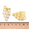 Alloy Resin Pearl Stud Earrings LS-EJEW-G466-12G-3
