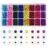 1920~2480Pcs 3 Style Spray Painted Crackle Glass Beads CCG-CJ0001-05-1