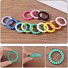 24Pcs 12 Colors Opaque Acrylic Bead Frames SACR-AR0001-22-3