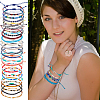 24Pcs 1Bag Cord Braided Bracelets & Glass Seed Beads Braided Bead Bracelets BJEW-UN0002-03-5