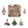 50Pcs 5 Style Alloy Enamel Pendants ENAM-LS0001-46-RS-1