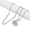 Brass Pendant Necklaces NJEW-G089-15E-P-2