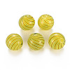 Transparent Handmade Blown Glass Globe Beads GLAA-T012-39-1