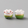 Handmade Porcelain Beads PORC-WH0006-02D-1