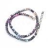 Electroplated Non-magnetic Synthetic Hematite Beads Strands G-L562-08B-3