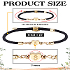 1Pc Adjustable Nylon Cord Bracelets for Women Men BJEW-LP0001-30S-2