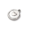 304 Stainless Steel Pendants STAS-I348-02P-02-2