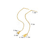 304 Stainless Steel Tassel Ear Thread for Women WG27079-01-4