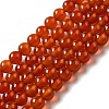 Natural Carnelian Beads Strands G-G390-6mm-03-1