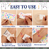 8 Sheets 8 Style Creative Fluorescent Arm Removable Temporary Tattoos Paper Stickers STIC-TA0002-02-5