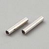 925 Sterling Silver Tube Beads STER-WH0008-94B-2