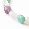 Natural Gemstone Beaded Stretch Bracelets for Kids BJEW-JB06250-12-4