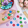 700Pcs 7 Colors UV Plating PVC Plastic Beads FIND-GF0009-55-3