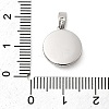 Natural Shell & Clear Cubic Zirconia Charms KK-G553-16P-3