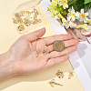 18Pcs 6 Styles Brass Pendants KK-BBC0022-50-3