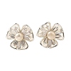 Natural Pearl Ear Studs EJEW-L099-10S-4