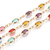 Handmade Brass Oval Link Chains CHC-N024-09KCG-1