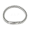 Non-Tarnish 304 Stainless Steel Wheat Chain Bracelets STAS-L692-001P-1