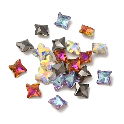 Glass Rhinestone Cabochons RGLA-G023-08B-1