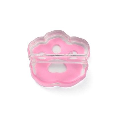 Transparent Acrylic European Beads OACR-CJC0006-03I-1