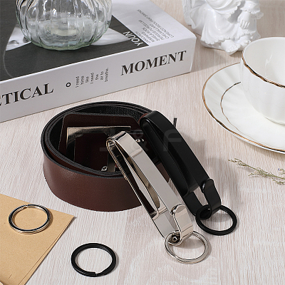 2 Sets 2 Colors Belt Loop Keychain Chip KEYC-CP0001-23-1