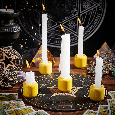 Porcelain Candle Holder DJEW-WH0015-24C-1