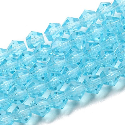 Transparent Glass Beads Strands LS-EGLA-A039-T6mm-D20-1